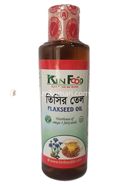 Kin Food Flaxseed Oil-Tishir Tel (তিশির তেল) - 100 ml image
