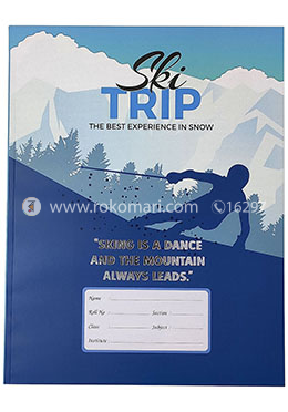Ski Trip Design Heart's SMART Binding Khata (Margin) - 300 Pages image