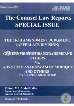 The Counsel Law Reports Special Issue (The 16th Amendment Judgment) image