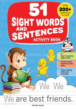 51 Sight Words And Sentence (With 200 Sentences To Read) image