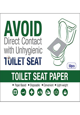 Go Safe Toilet Seat Paper - 40 Pcs image