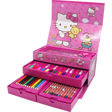 54 - Pieces Drawing Art Set in Paper Card Box for Kids image