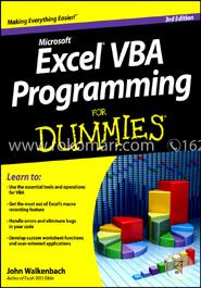 Excel VBA Programming For Dummies image