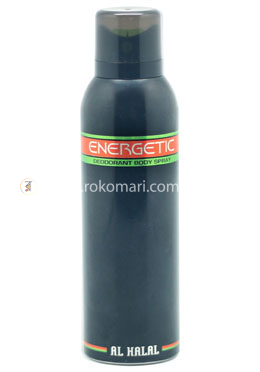 Al Halal Energetic Deodorant Body Spray - 200ml For Men image