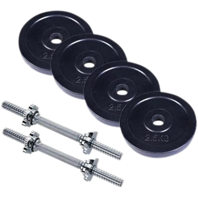 5 Kg Dumbbell With 11 Inch Stick - (pair) image