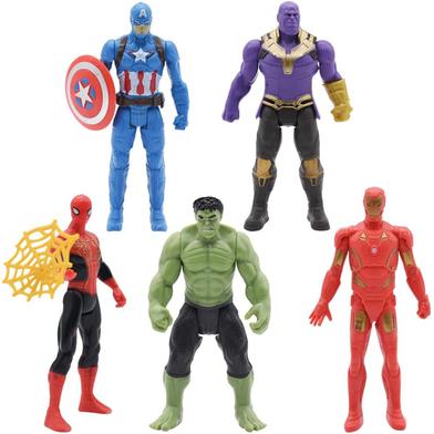5 Pcs Set Super Power Hero Model Avengers 4 Endgame Action Figures - Toys For Boys image