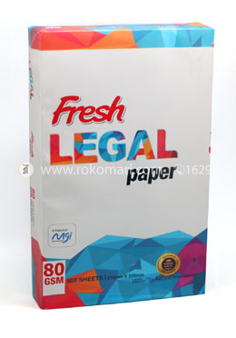 Fresh Legal Paper- 80 GSM (500 Page)- 1 Pack image