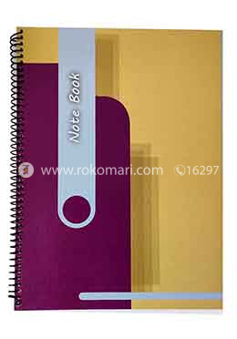Hearts Students Notebook (Marron and Khaki Color) image