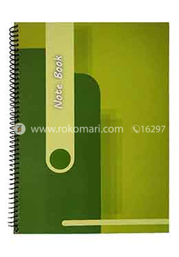 Hearts Students Notebook (Green and Lime Green Color) image