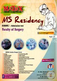 Matrix MS Guide BSMMU Admission Test faculty of Surgery Volume 1, 2, 3, 4, 5, 6, 7 with Model Test (2016-2017) image