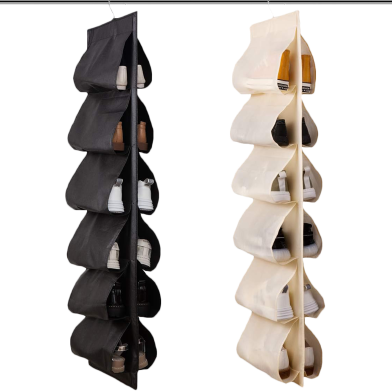 6 Pair Shoe Storage Bag for Easy Access and Protection image