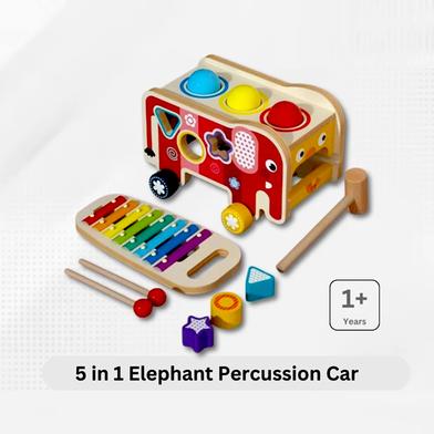 6 in 1 Elephant Percussion Car image