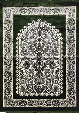 Muslim Prayer Pluse Jaynamaz (জায়নামায) Turkey - Deep Green - Any Design image