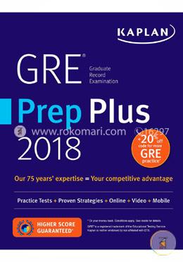 GRE Prep Plus 2018: Practice Tests Proven Strategies Online Video Mobile