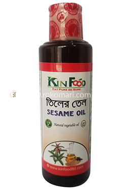 Kin Food Sesame Oil-Tiler Tel (তিলের তেল) - 100 ml image