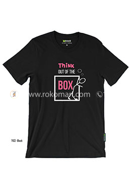 Think Out of the Box T-Shirt - M Size (Black Color) image