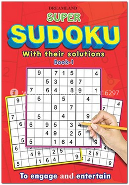 Super Sudoku with Solutions Book - 1 image