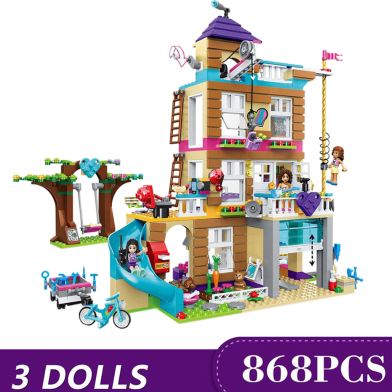 868PCS Friends toys Building Blocks For Children Girls Series Friendship House Set Bricks Kids TOYS image