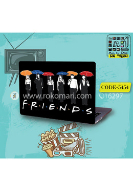 Friends Design Laptop Sticker image