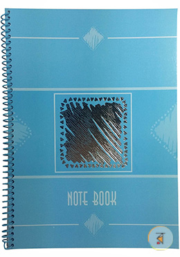Foiled Notebook (Blue Color - Black Design) image