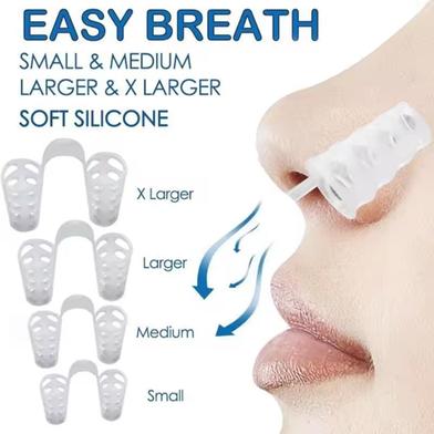 8 Pc Anti-Snoring Device Prevent Snoring Sleeping, Prevent Nasal Congestion Snoring Nose Clip Easy Breathe Improve Sleeping image
