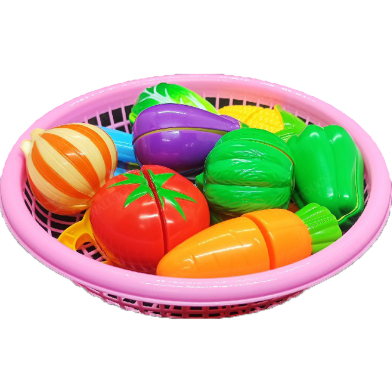 8 Pcs Play Food Toys Cutting Fruit and Vegetable Cutter Set -132152273 image