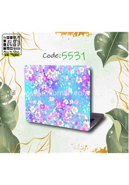 Flowers Design Laptop Sticker image