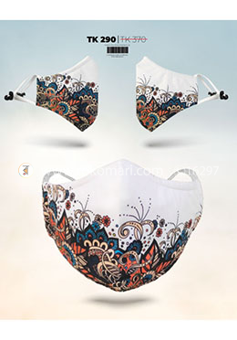 Fabrilife Premium 7 Layer Floral Blush Womens Designer Edition Mask  image