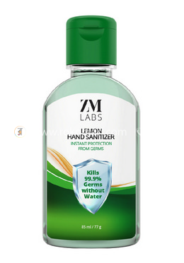 ZM LABS Lemon Hand Sanitizer Gel - 85 ml image