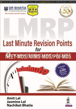 Last Minute Revision Points for NEET-MDS/AIIMS-MDS/PGI-MDS image