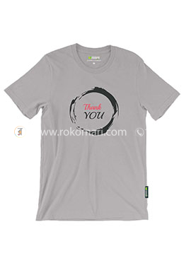 Thank You T-Shirt - M Size (Grey Color) image