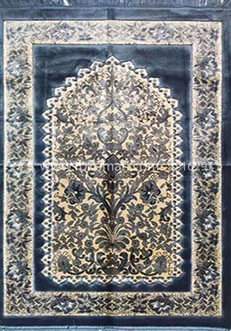 Muslim Prayer Pluse Jaynamaz (জায়নামায) Turkey- Cyan Color - Any Design image