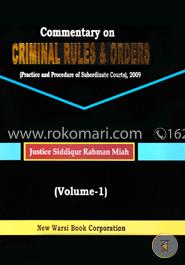 Commentary on the Criminal Rules and Orders Vol-1 image