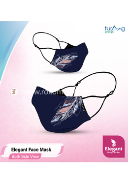 Turaag Protex Women Elegant Face mask - 1 Pcs (Washable and reusable up to 25 times) image