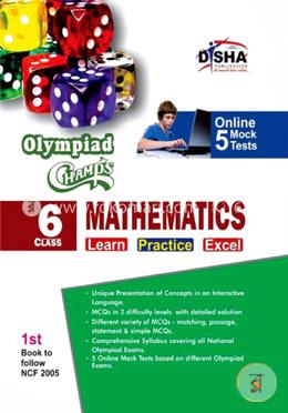 Olympiad Champs Mathematics Class 6 with 5 Mock Online Olympiad Tests image