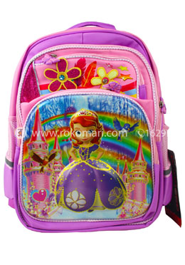 Max Cartoon School Bag (Violet Color) - M-2051 image