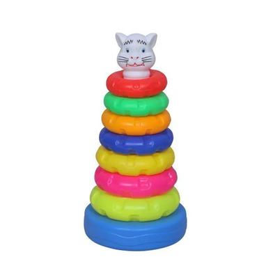 9 Layer Tiger Stacking Rings Toys image