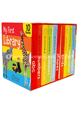 My First Library : Boxset of 10 Board Books for Kids image