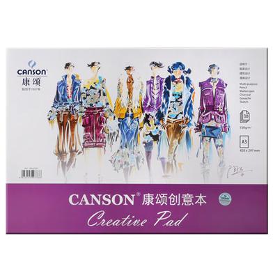 A3 Canson Creative Pad (420*297mm) 150 gsm 30 Sheets image