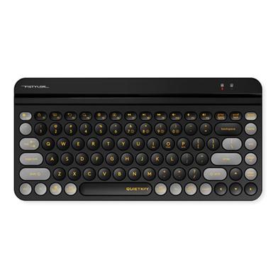 A4Tech FBK30 Fstyler BlackCurrant Quiet Key Multimode Mini Wireless Keyboard-Blackcurrent image