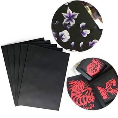 Asmi Collections 300 GSM Thick Black Paper Art & Craft Making Paper Drawing  Black Card Stock (A4, 10 Sheets) : : Office Products