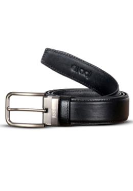AAJ Detlev Saffiano Black-Tie Belt For Men SB-B48 image