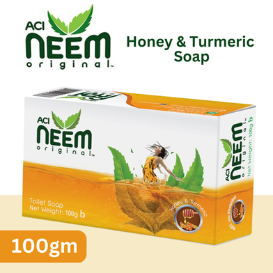 ACI Neem Original Honey and Turmeric Soap 100 gm image