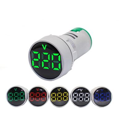AC Voltage Meter Round LED Digital 60V to 500V image