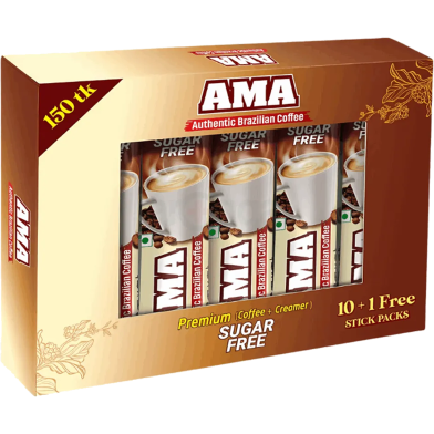 AMA 3 In1 Brazilian Suger FREE Coffee 150g Box image