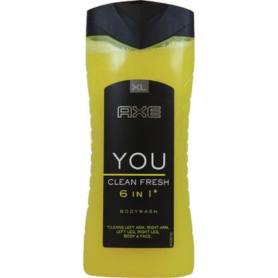 AXE Clean Fresh 6in1 Body Hair Face Wash 400 ml (UAE) image