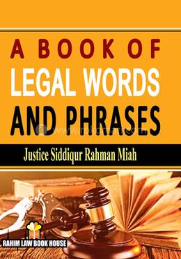 A Book of Legal Words and Phrases image