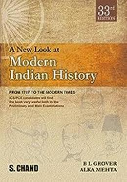 A New Look at Modern Indian History : From 1707 to The Modern Times image