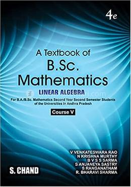 A Textbook of B.Sc. Mathematics Semester IV (Linear Algebra) image