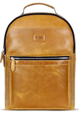 AAJ Oil Pull Up Classic Backpack SB-BP112 Tan image
